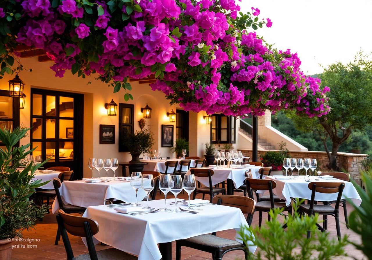 Known for its restaurants